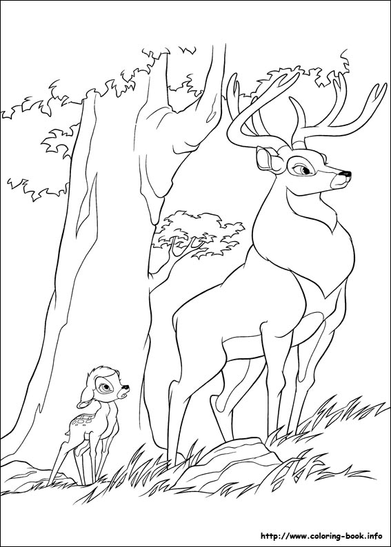 Bambi 2 coloring picture